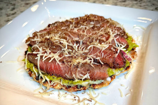 Gonflayed's Steak & Guacamole Cheese-Stuffed Arepas